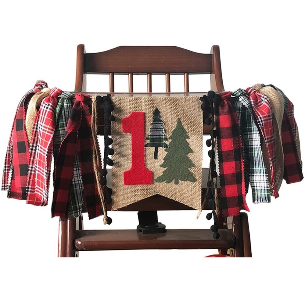 Lumberjack 1st birthday supplies